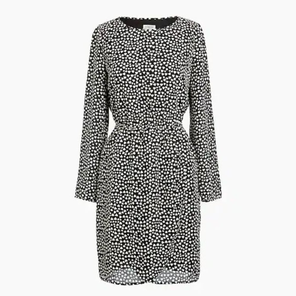 J.Crew Factory Printed tulip hem dress sz 0